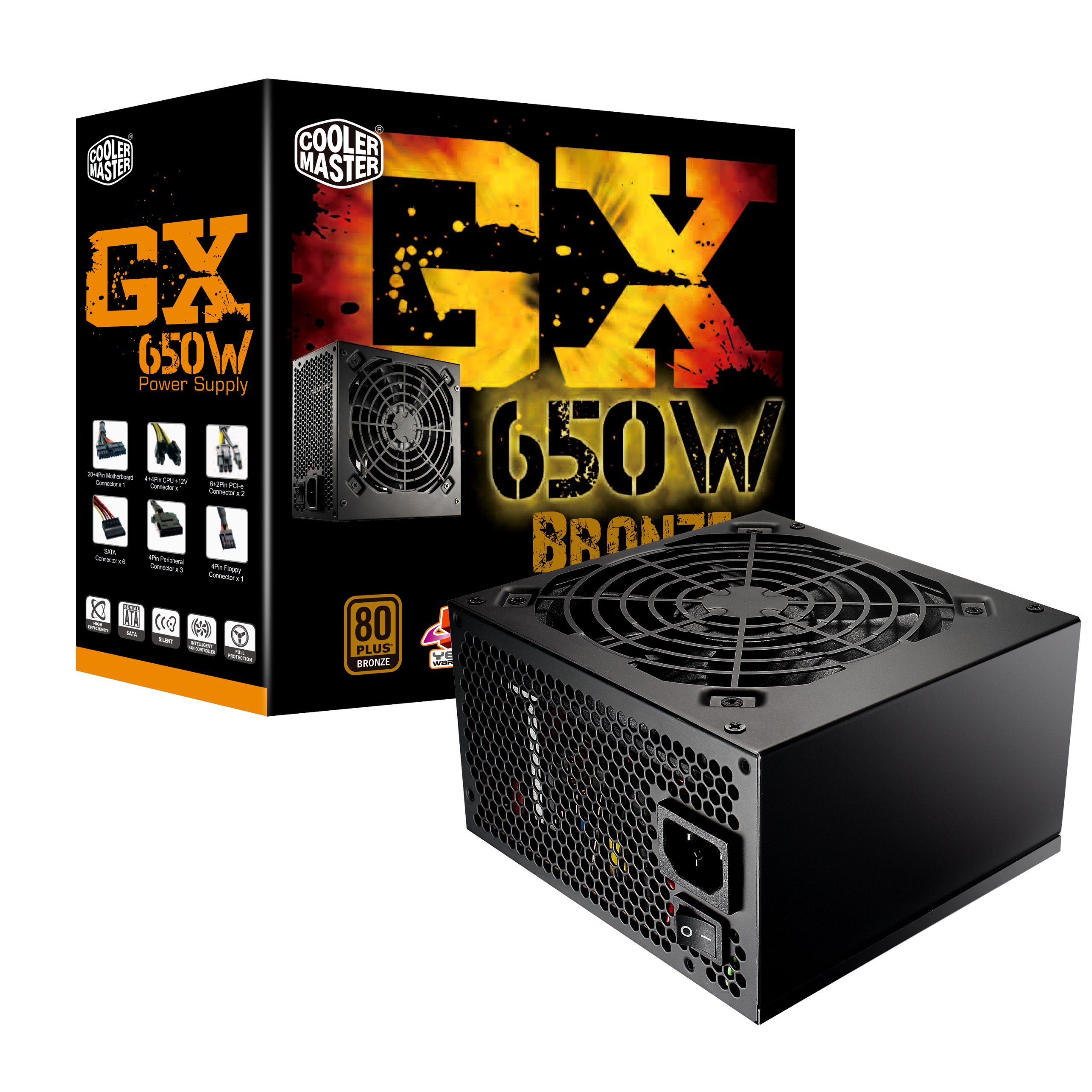 Cooler Master GX 650 W 650 W ATX Siyah Power Supply Unit – Power